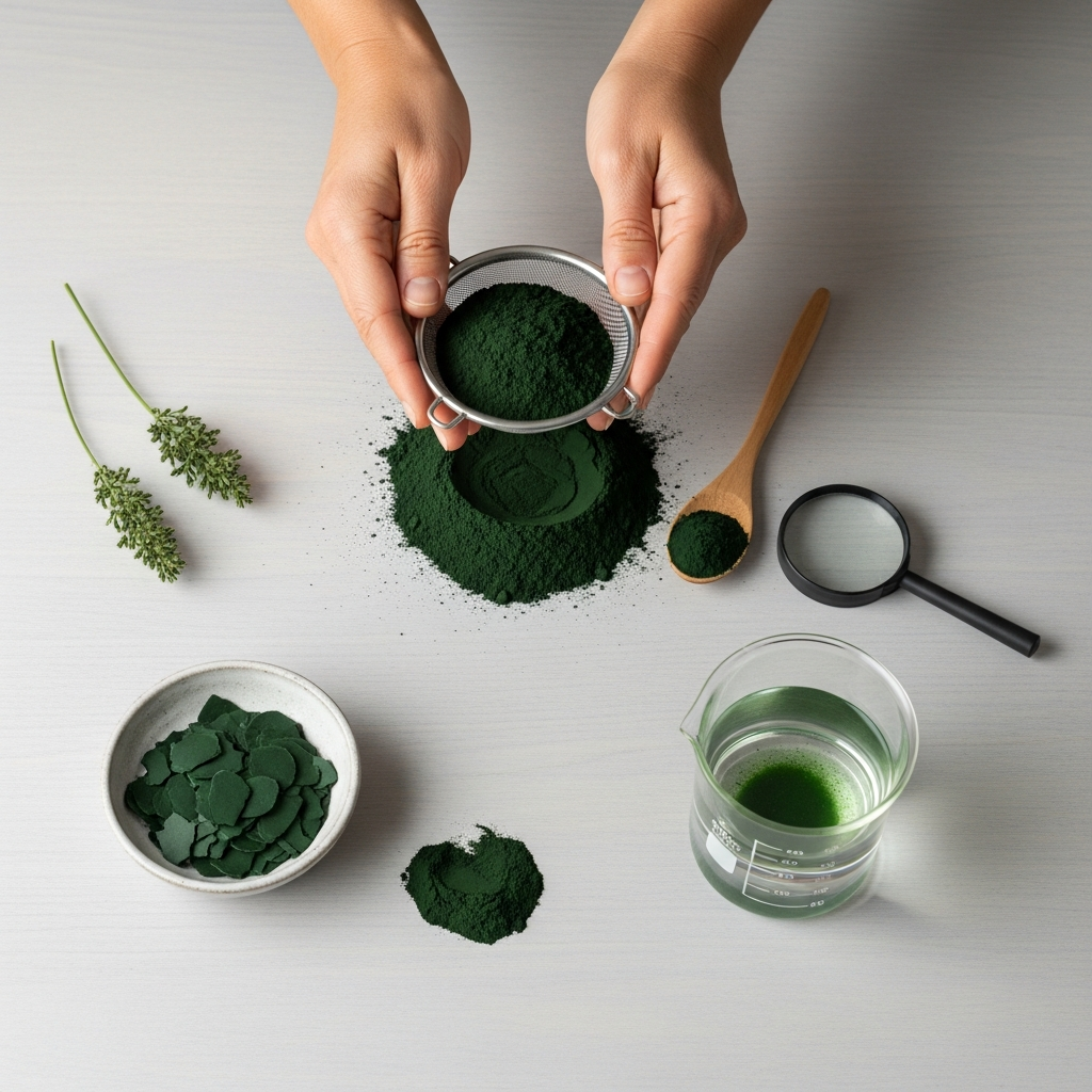 Illustration pour Les critères de qualité d'une bonne spiruline