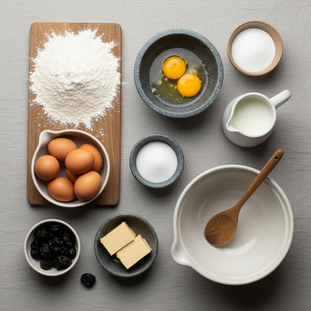 Illustration pour Liste des ingrédients pour 6 personnes