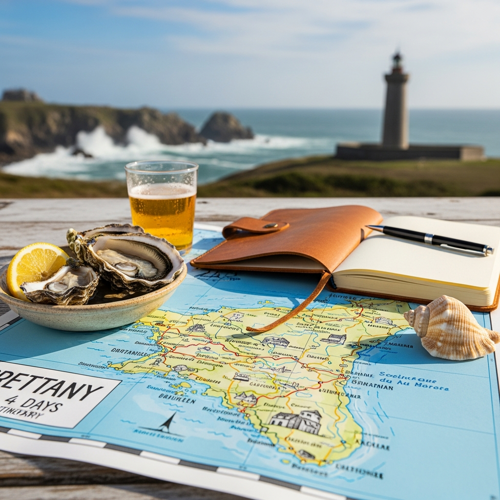 Itinéraire de 4 jours en Bretagne : guide complet pour un séjour mémorable