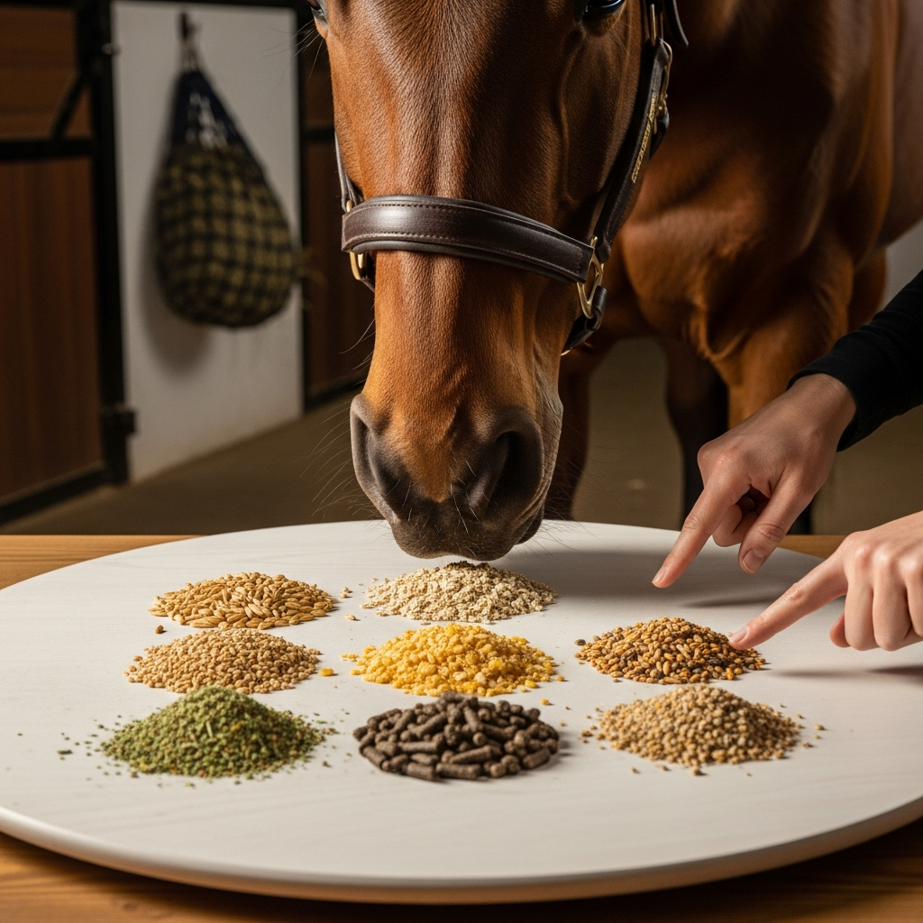 Illustration pour Comment choisir l'aliment adapté pour votre cheval ?