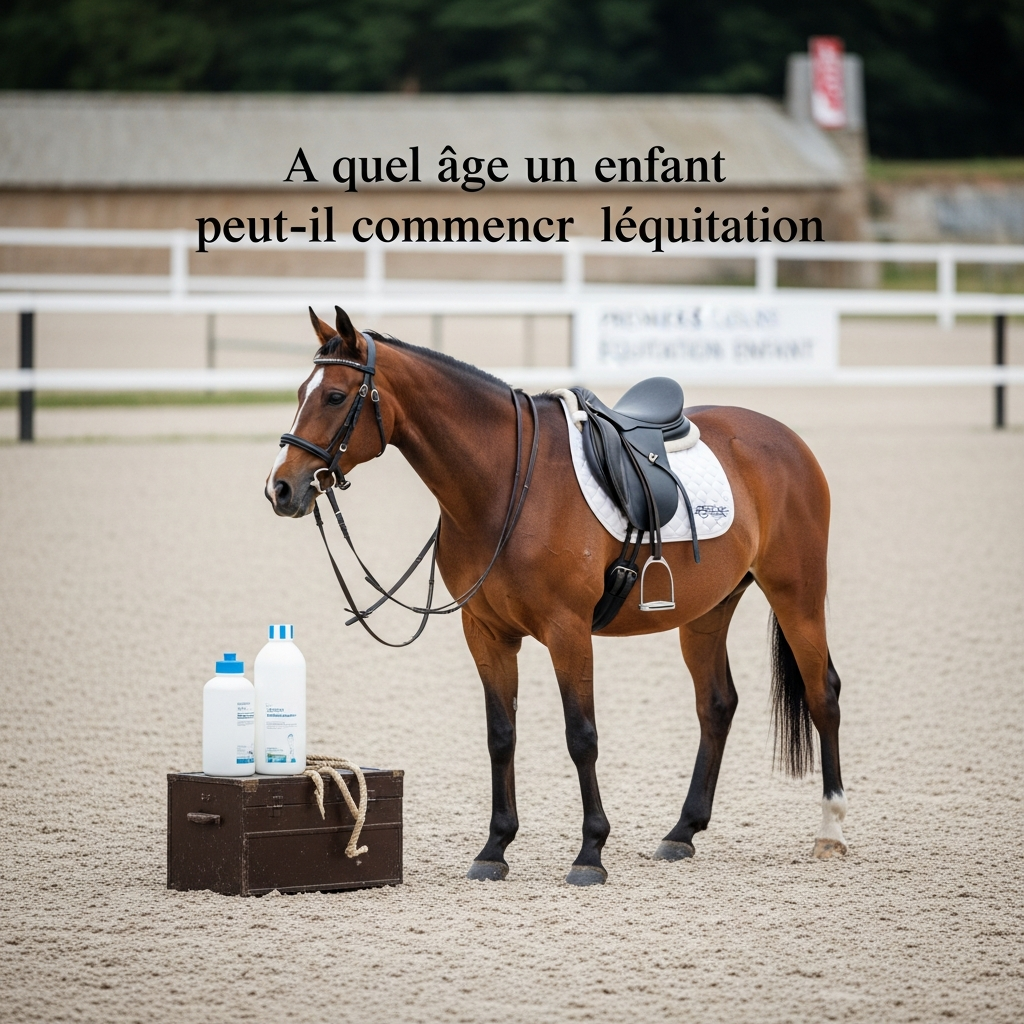 Illustration pour À quel âge un enfant peut-il commencer l'équitation ?