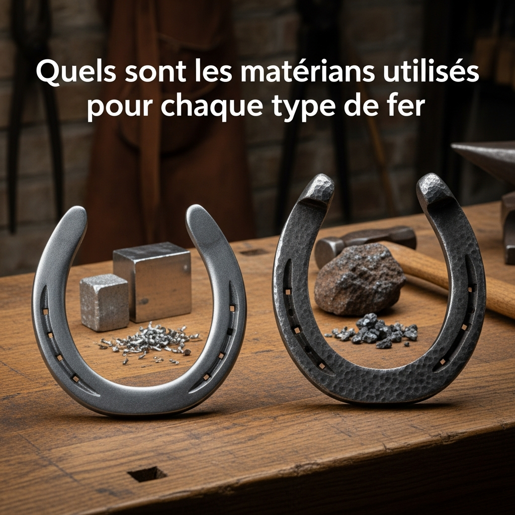 Illustration pour Quels sont les matériaux utilisés pour chaque type de fer ?