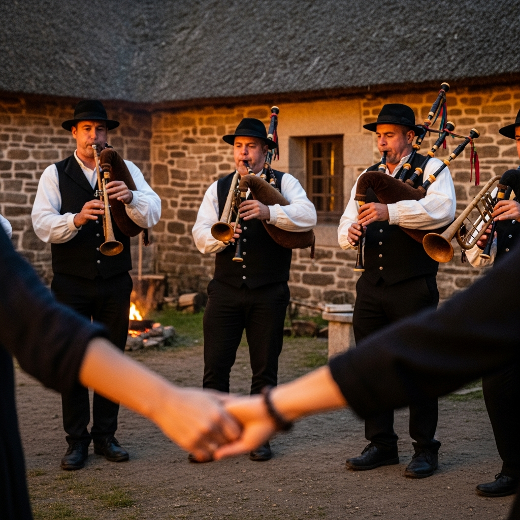 Illustration pour Qu'est-ce qu'un fest-noz : définition et origines