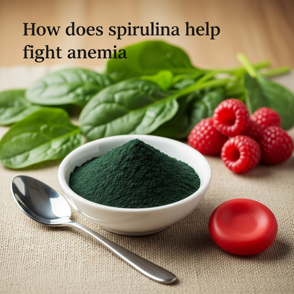 Illustration pour Comment la spiruline aide-t-elle à combattre l'anémie ?
