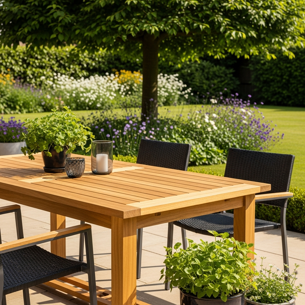 Illustration pour Pourquoi choisir une table en teck ?