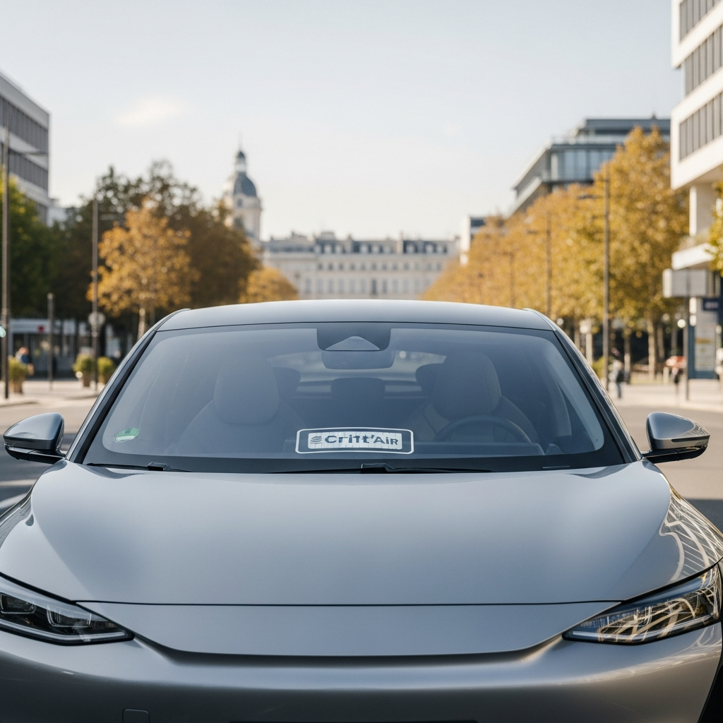 Illustration pour La vignette Crit'Air est-elle obligatoire pour les véhicules électriques ?