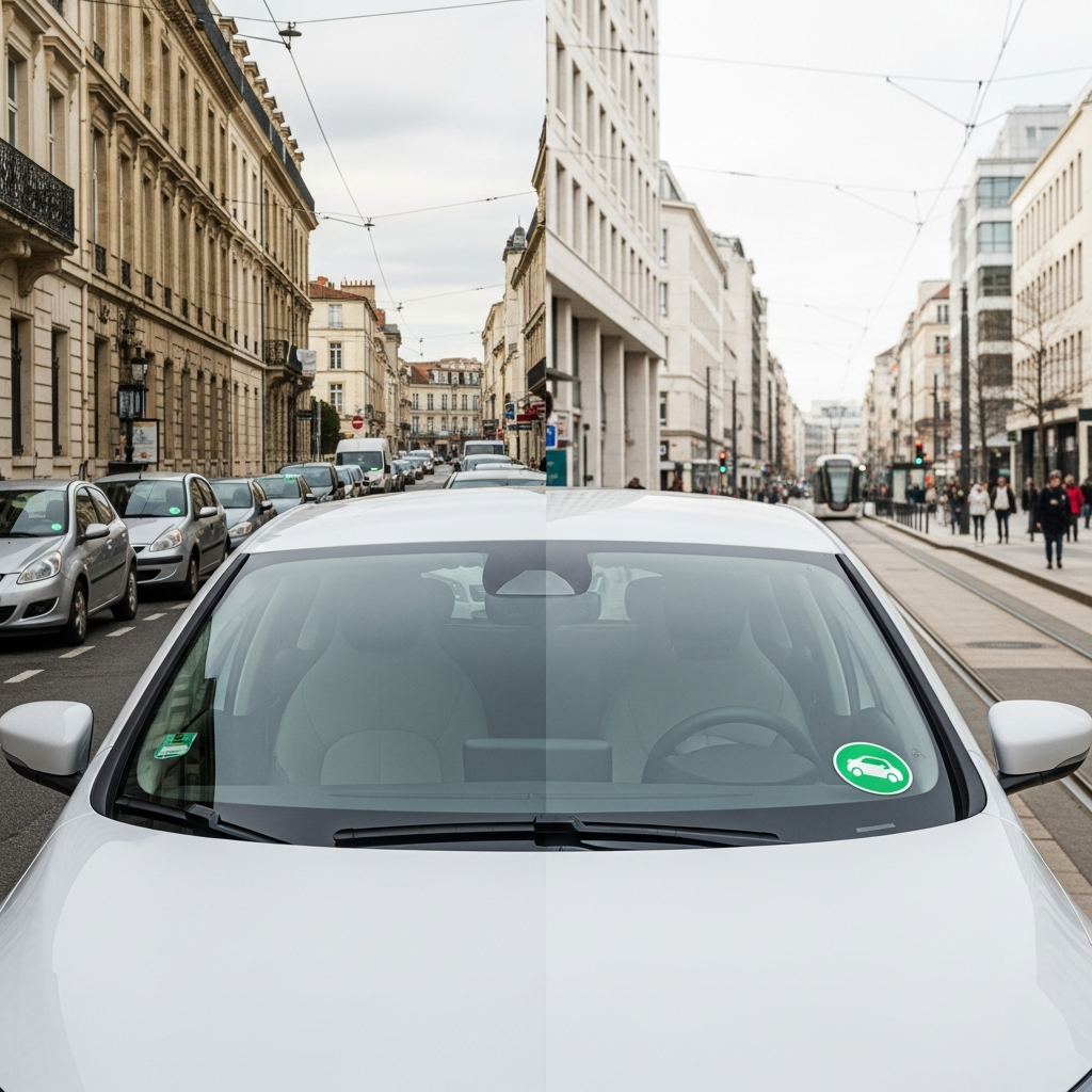 Illustration pour Dans quelles zones la vignette est obligatoire