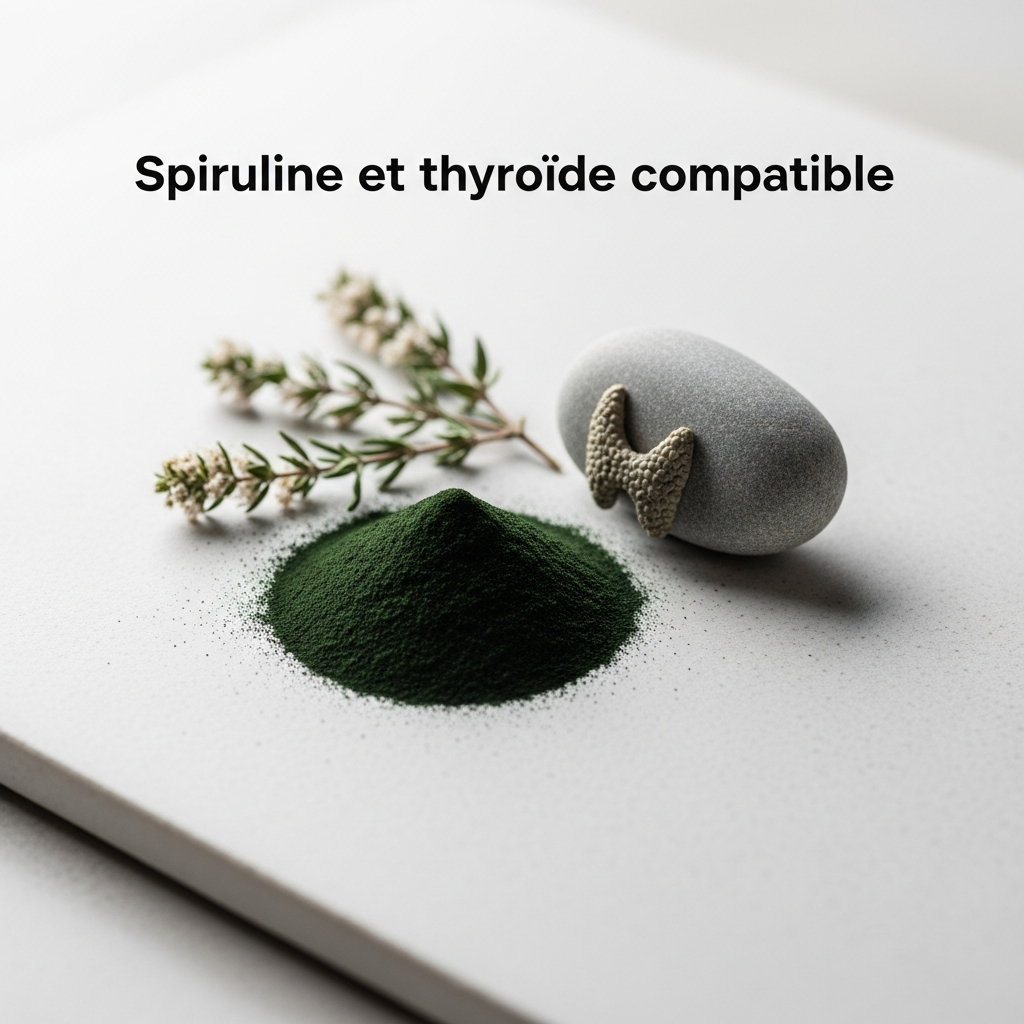 Illustration pour Quels sont les effets de la spiruline sur la thyroïde ?