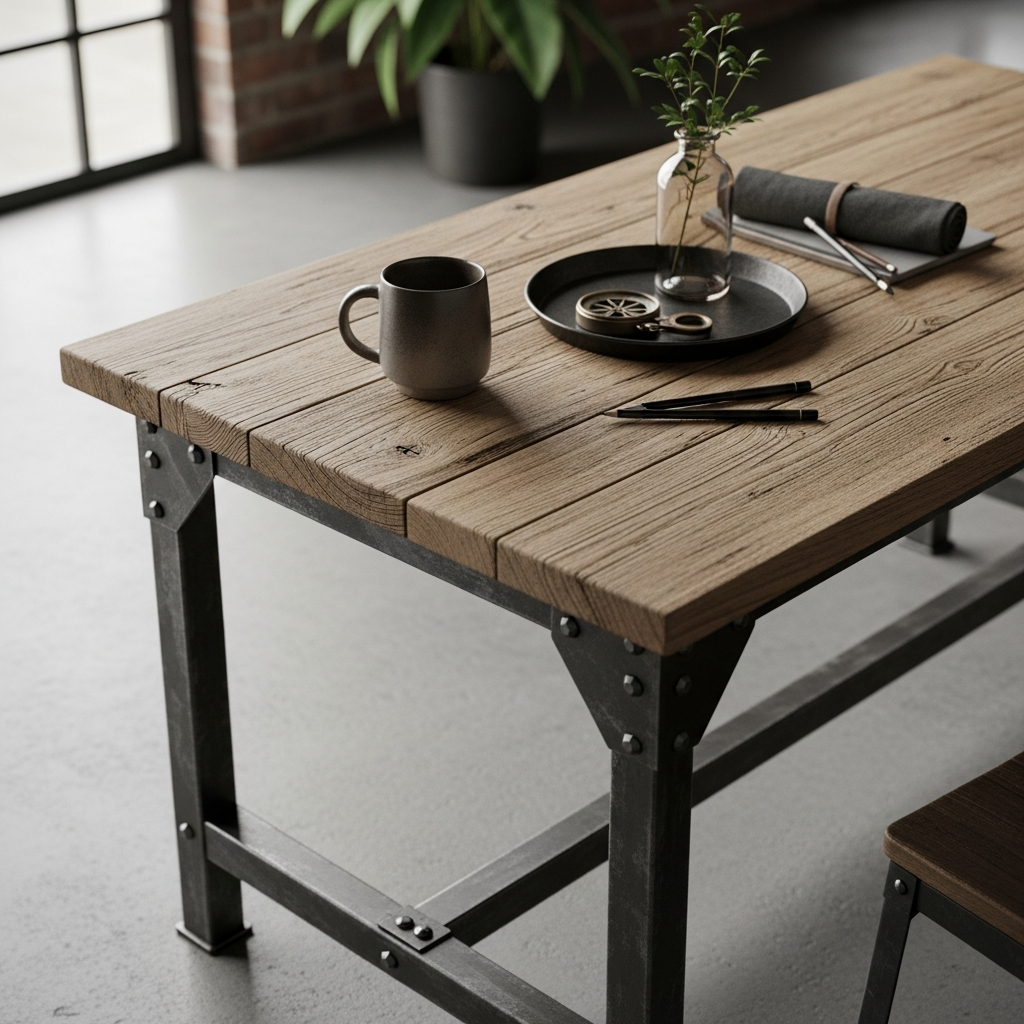 Table bois et métal industriel : guide complet pour bien choisir