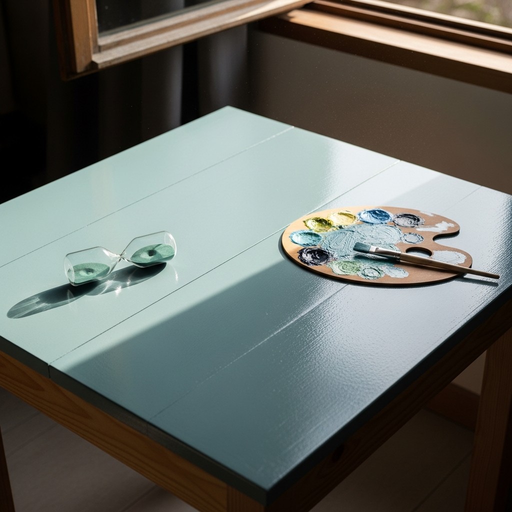 Combien de temps pour sécher une table en bois peinte