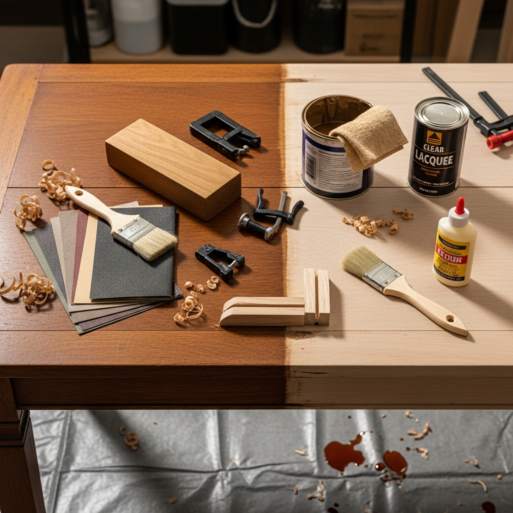 Comment restaurer une table en bois vintage : guide complet