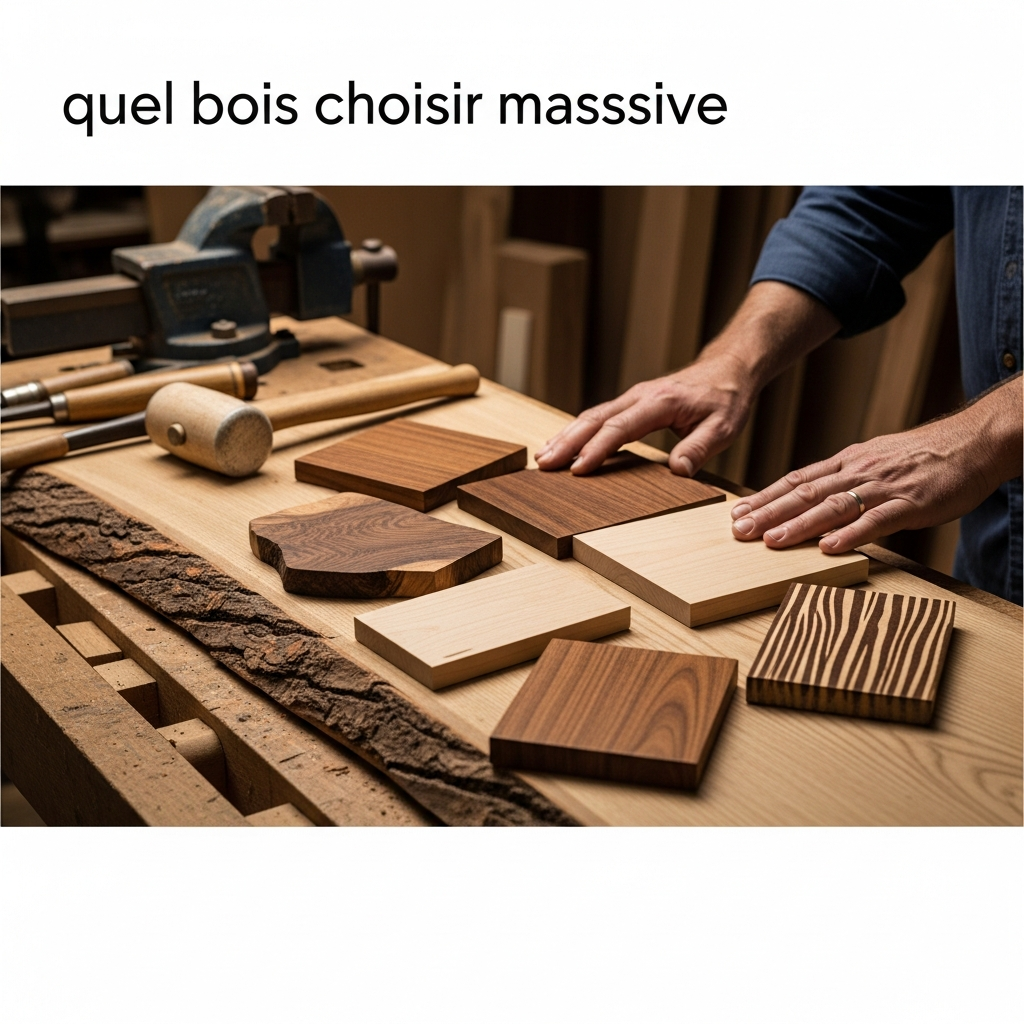 Quel bois choisir pour table massive