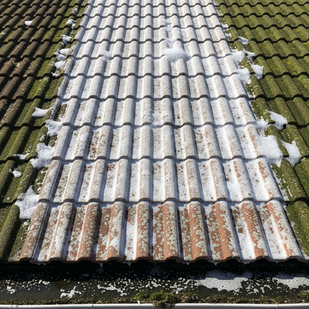 Traitement anti-mousse toit garantie résultat 10 ans
