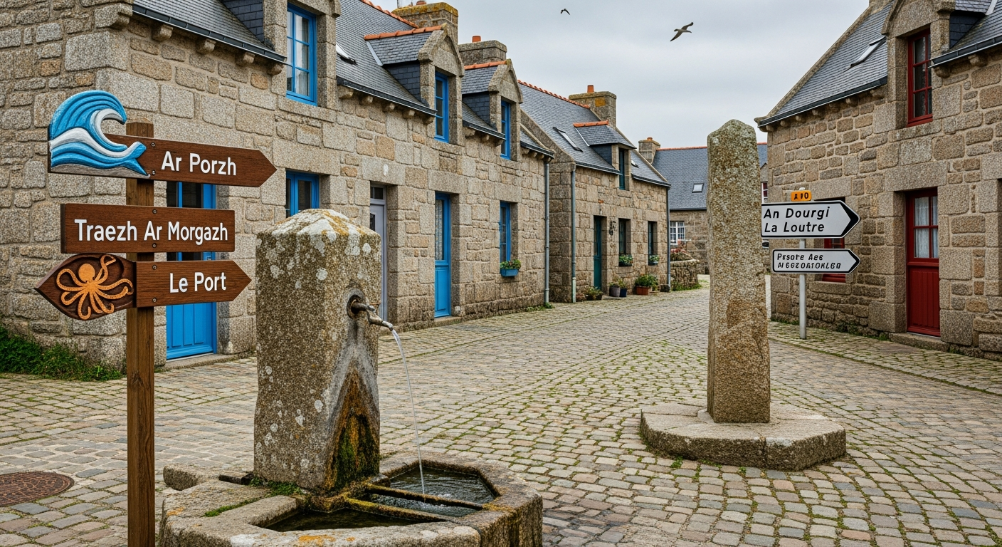 Comment prononcer les noms de villages bretons en breton