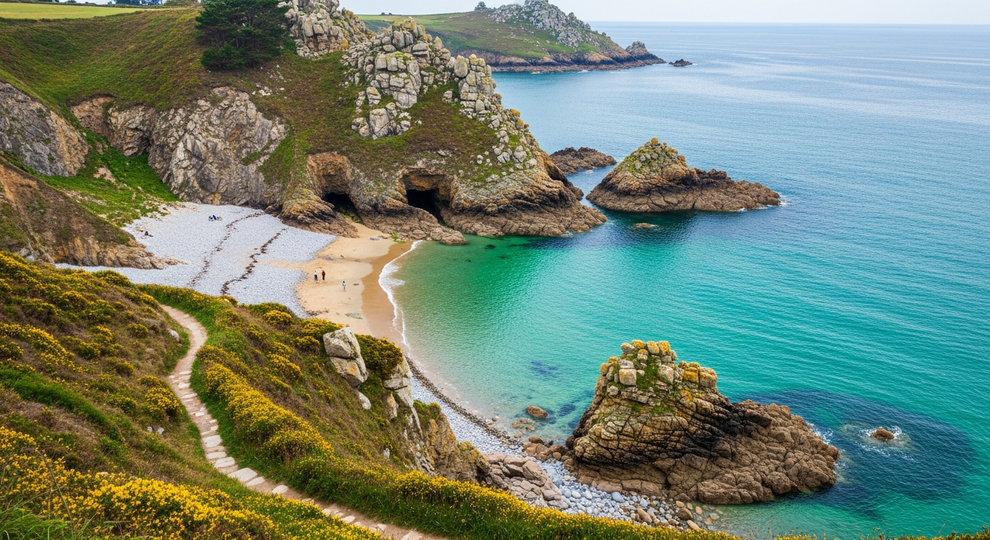 Les meilleures plages cachées en Finistère côte sauvage