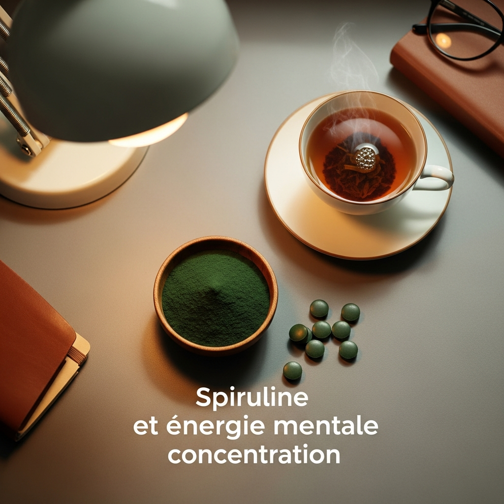 Spiruline et énergie mentale concentration : le guide complet pour booster naturellement vos capacités cognitives