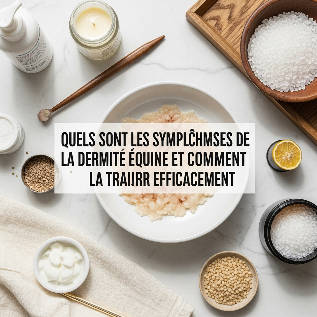 Quels sont les symptômes de la dermite équine et comment la traiter efficacement