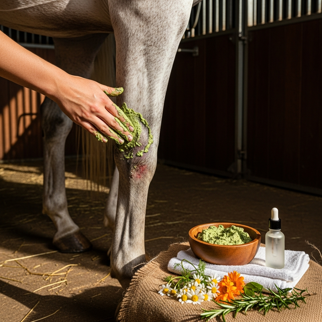 Traitement naturel dermite cheval : remèdes maison et produits recommandés