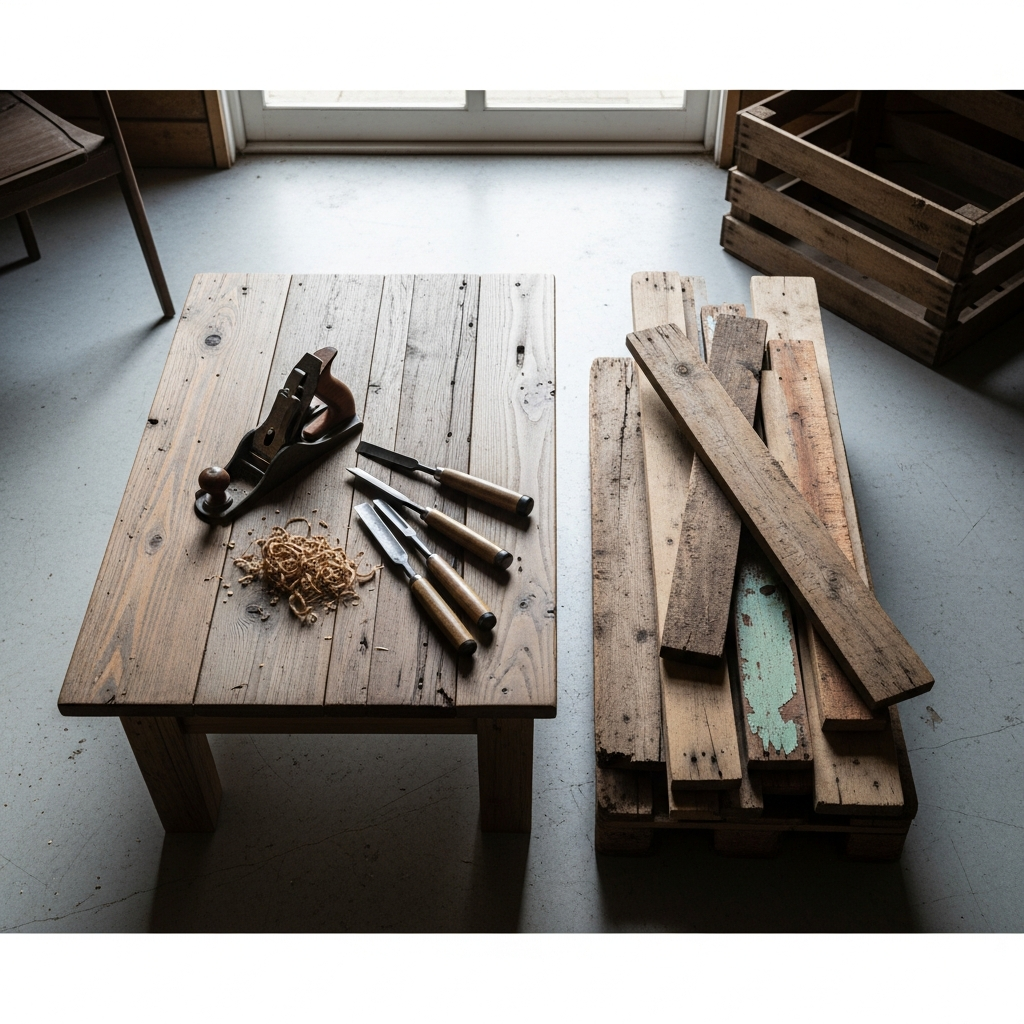 Meuble en bois recyclé : se lancer dans l'upcycling DIY