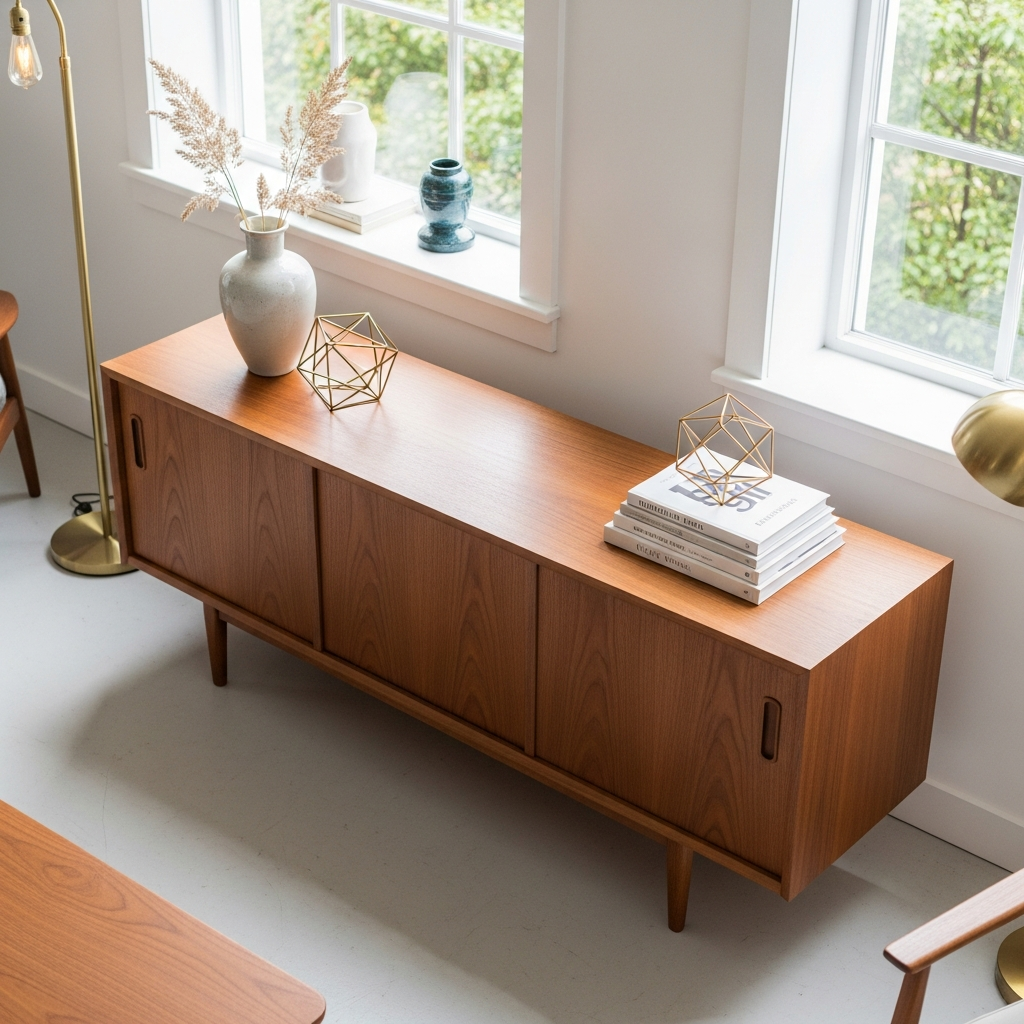 Meuble en bois style mid-century : le design moderne par excellence