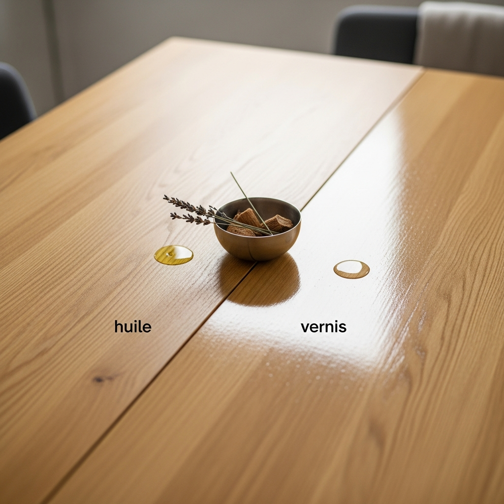 Finition huile vs vernis cuisine table : le guide complet pour choisir
