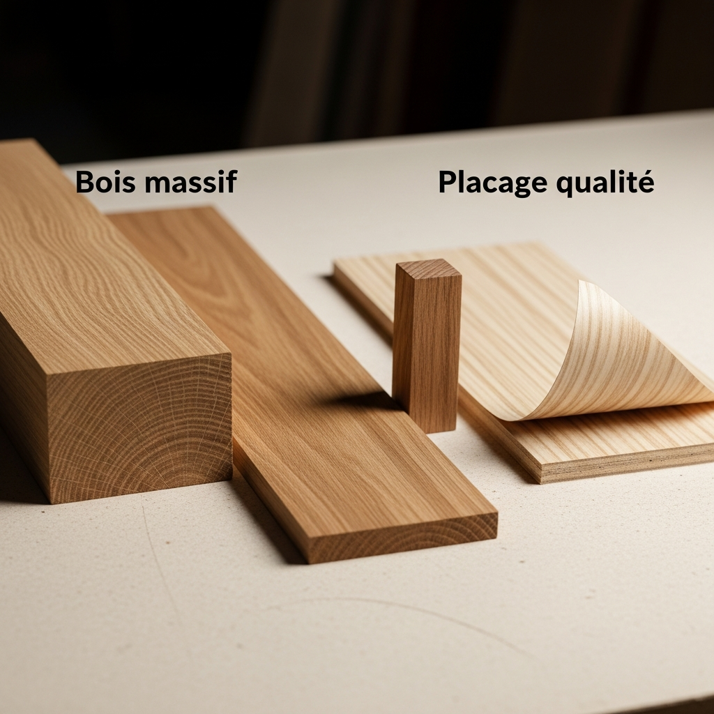 Bois massif vs placage : comprendre les vraies différences pour bien choisir