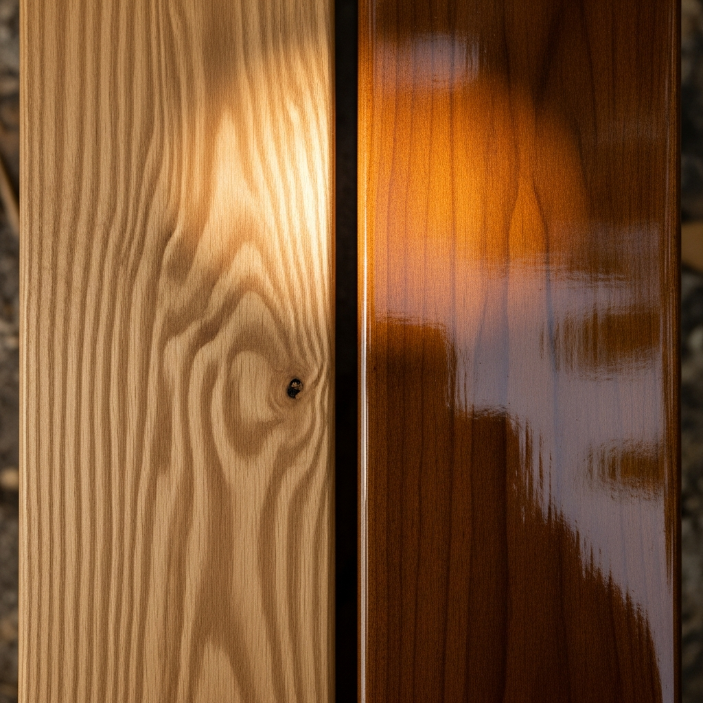 Différences entre finition huile naturelle et vernis synthétique