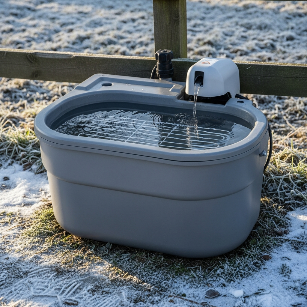 Abreuvoir automatique cheval : prévention du gel en hiver