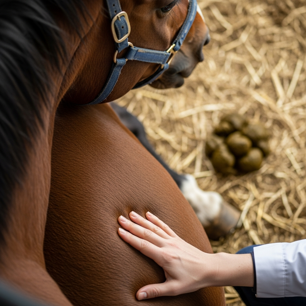 Comment soulager colique légère cheval : signes d'alerte et premiers secours