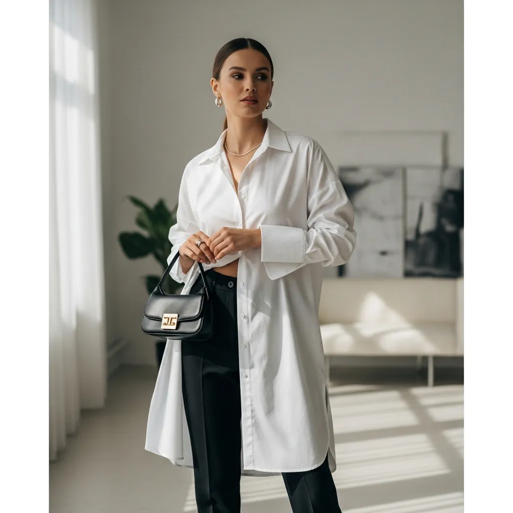 Comment porter une chemise longue femme