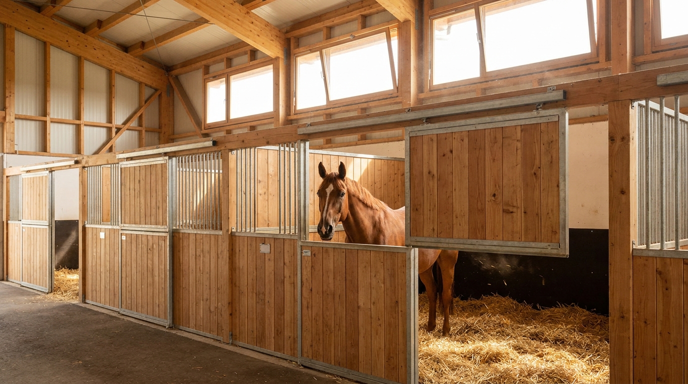 Aération optimale box chevaux guide pratique
