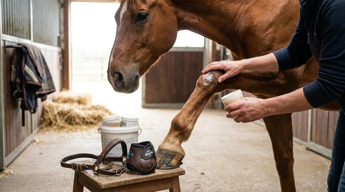 Arthrose chez le cheval : symptômes, traitement et confort au quotidien