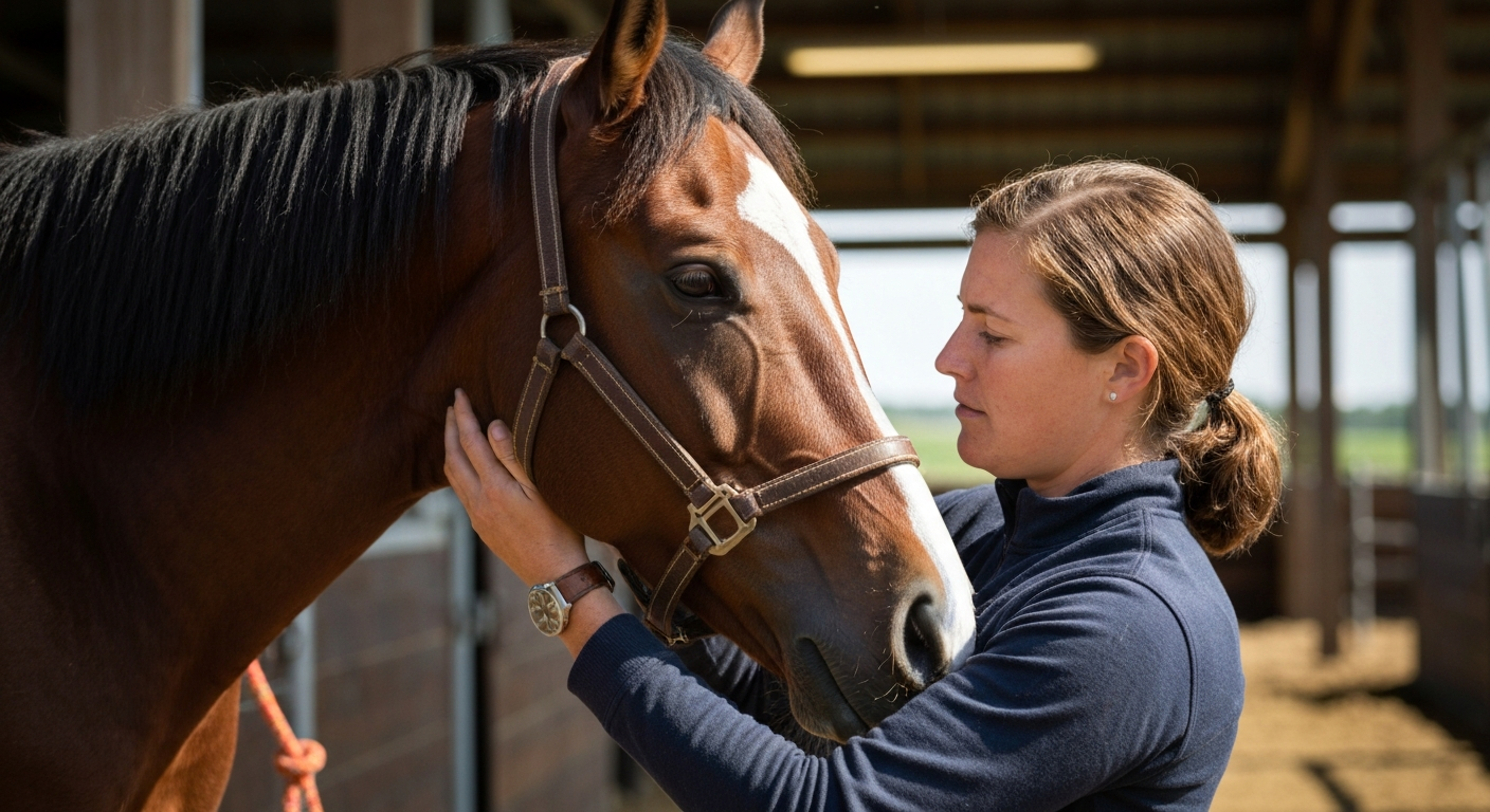 Mon cheval tousse : que faire et quand s'inquiéter
