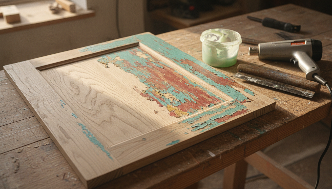 Décaper une peinture sur bois : 3 méthodes efficaces