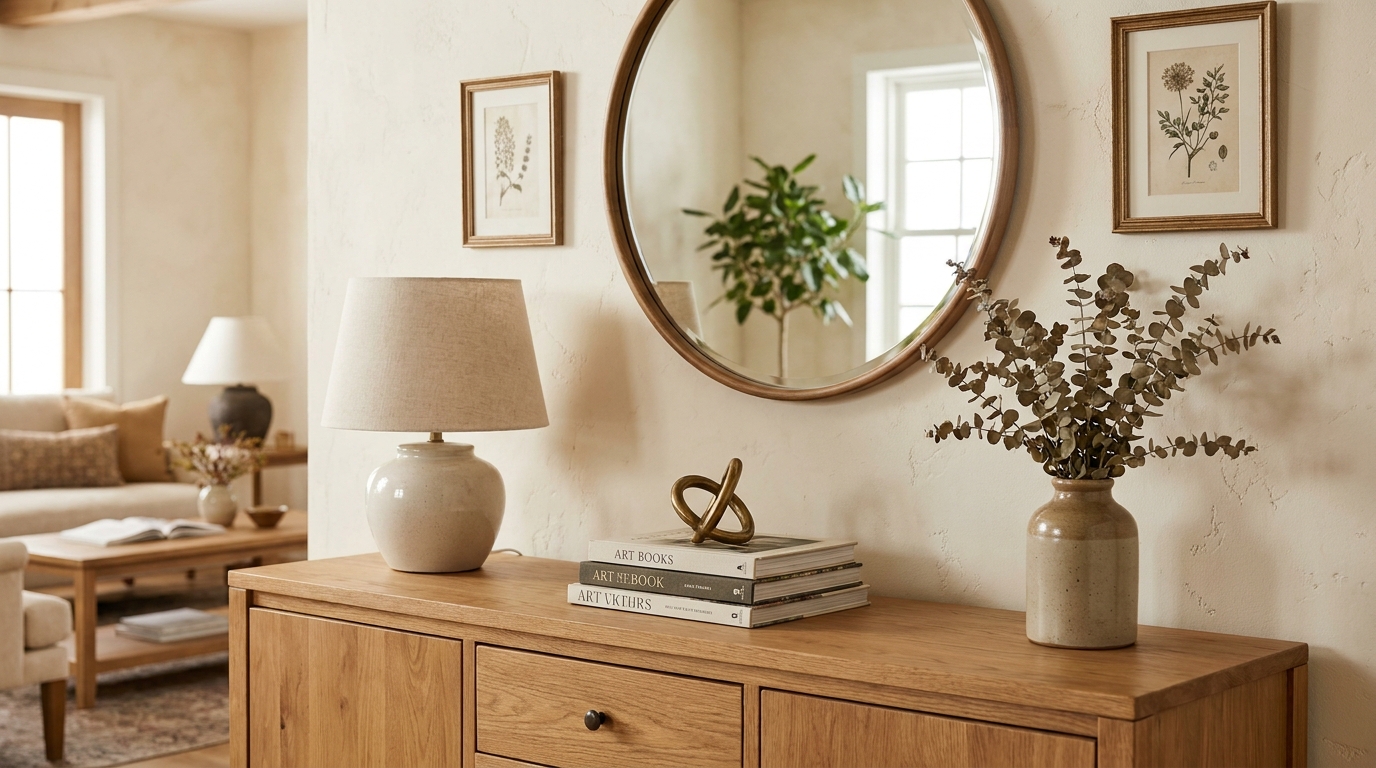 Décoration de buffet : que poser dessus et au-dessus ?