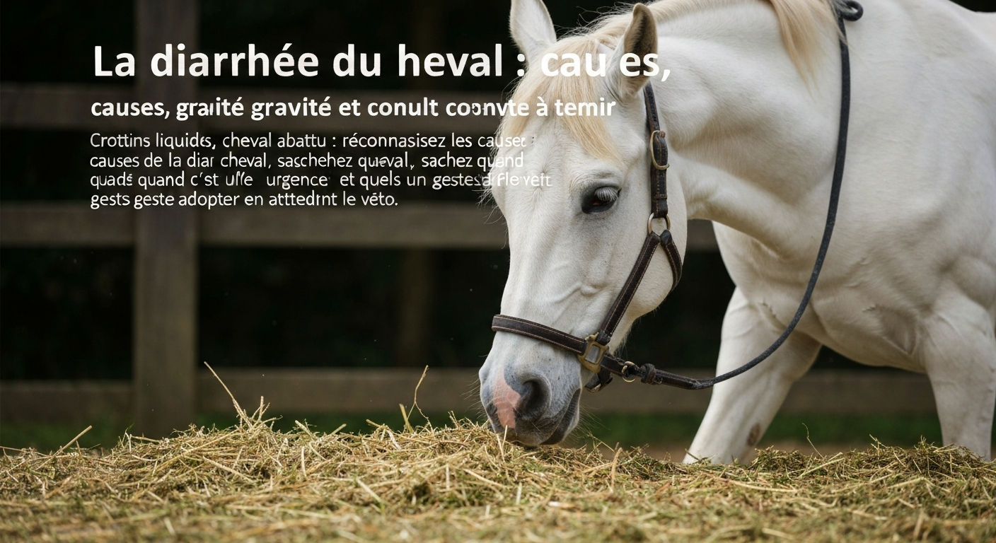 La diarrhée du cheval : causes, gravité et conduite à tenir