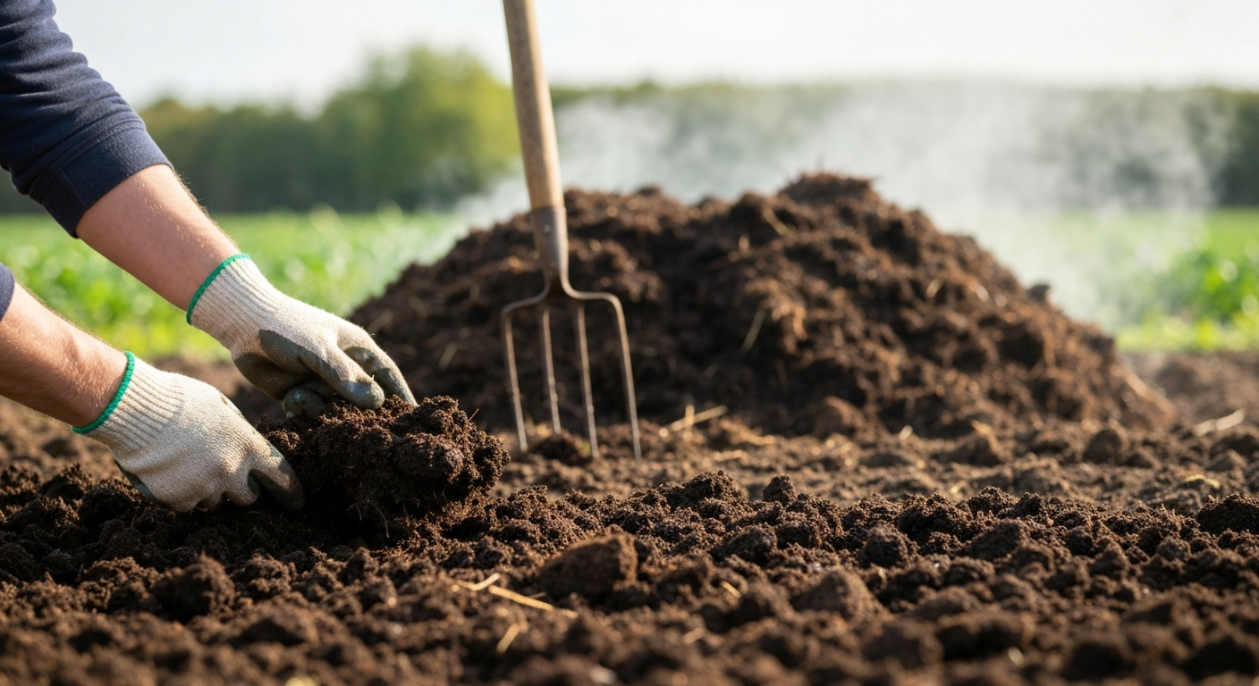 Fumier de cheval : compostage, potager et valorisation