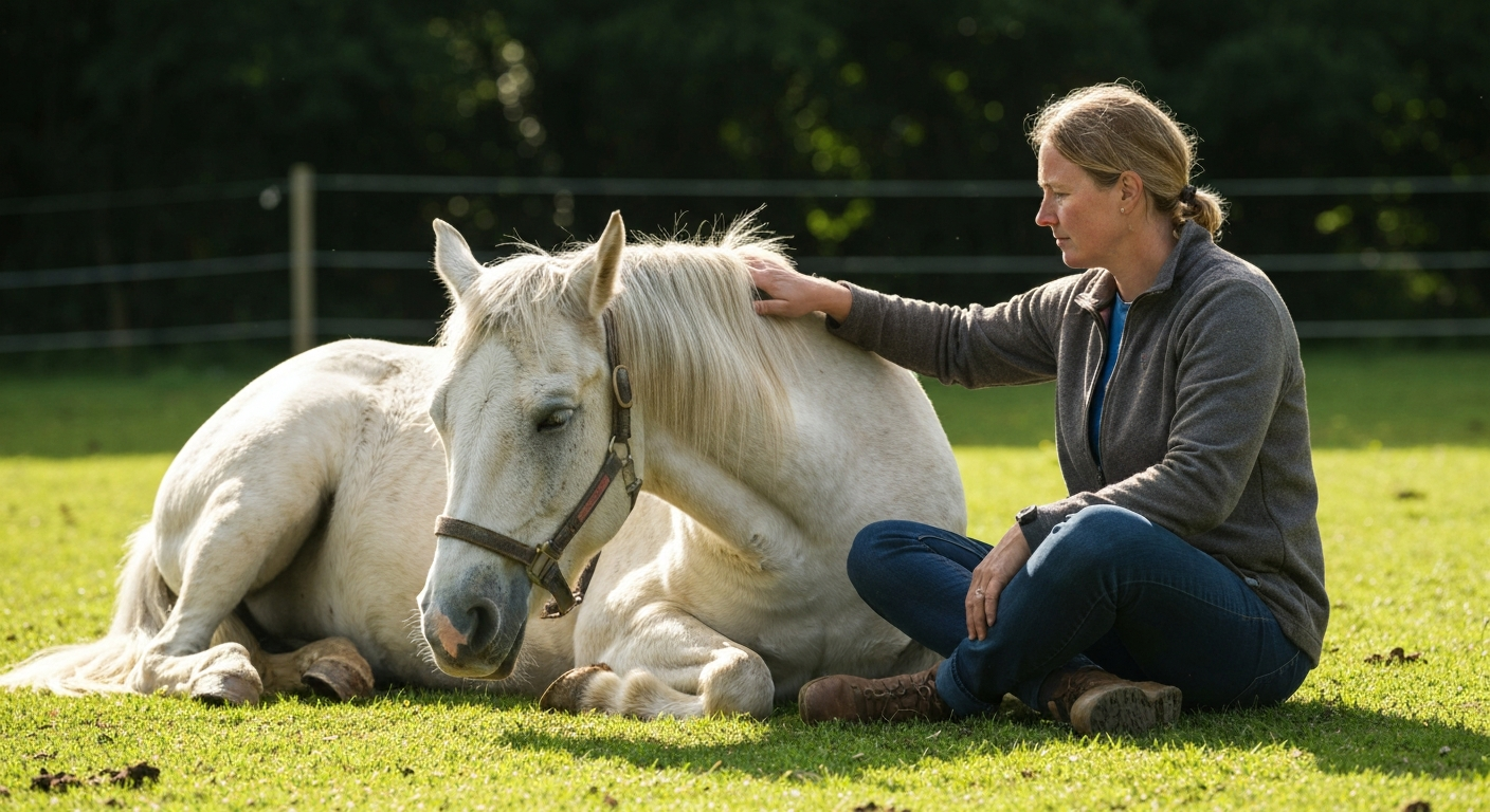 Gérer la fin de vie de son cheval : décision, accompagnement et sérénité