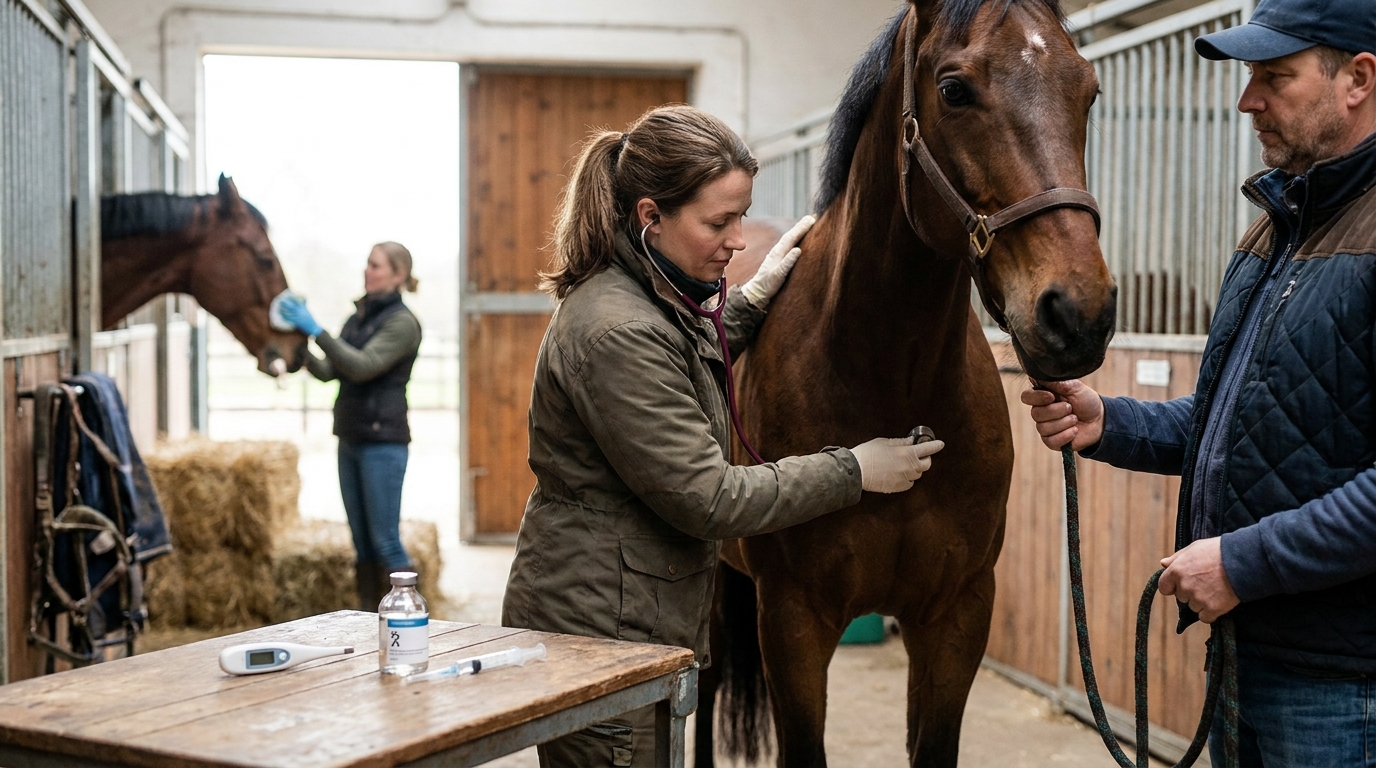 Grippe, rhinopneumonie et gourme : les maladies contagieuses du cheval