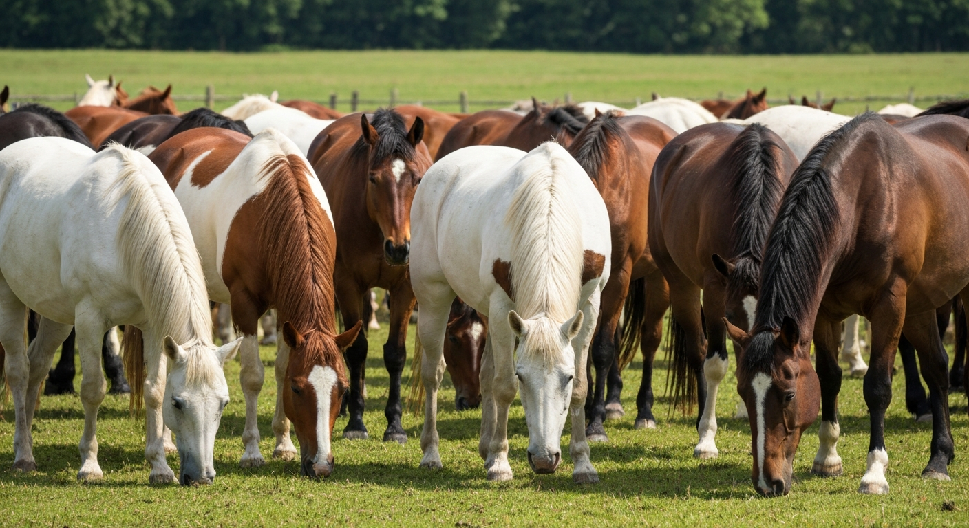 Les robes du cheval : guide complet des couleurs et marques