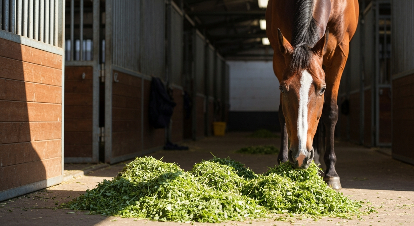 La luzerne dans l'alimentation du cheval : atouts et limites