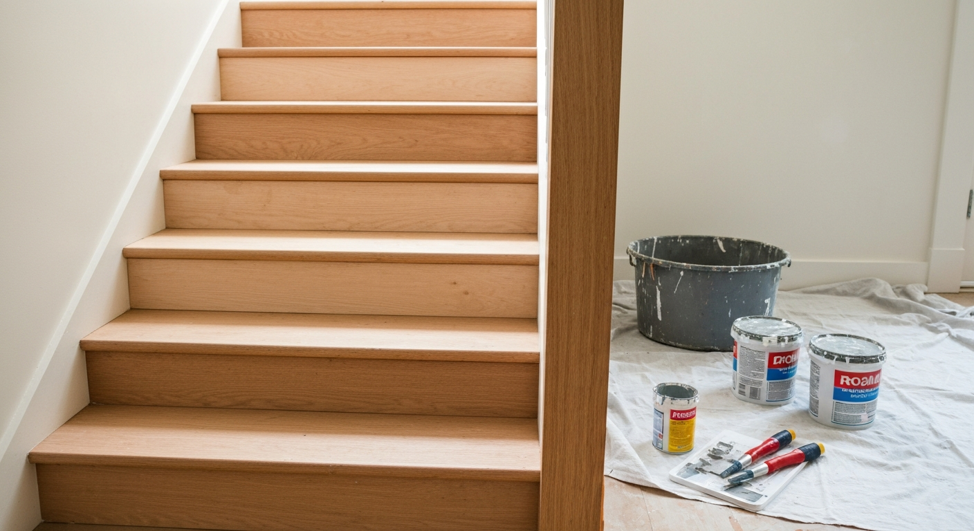 Peindre un escalier en bois : méthode complète étape par étape