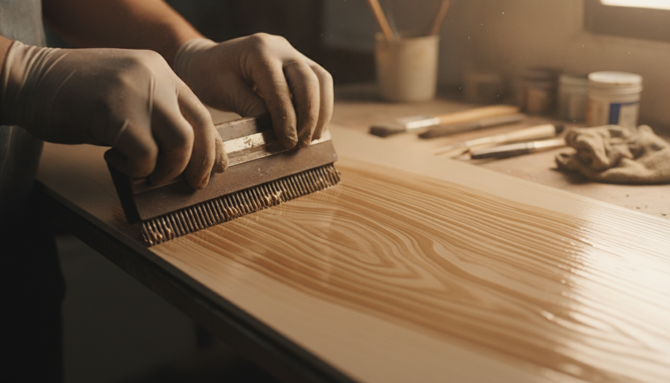 Peinture effet bois : imiter le bois sur tout support