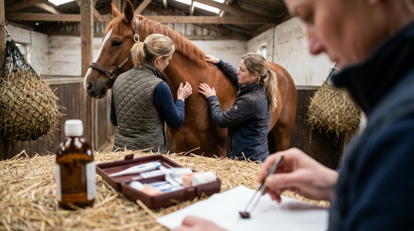 Piroplasmose chez le cheval : tiques, symptômes et traitement