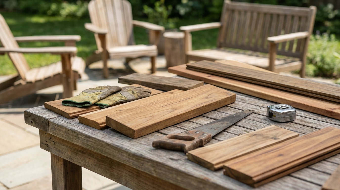 Pourquoi certains bois sont plus durables pour mobilier extérieur