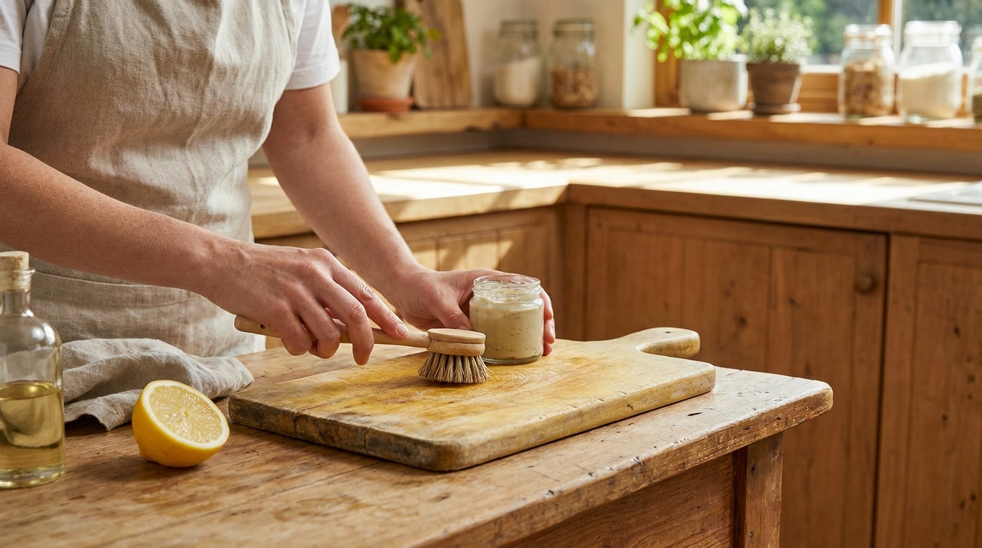 Pourquoi le bois de cuisine jaunit avec le temps : prévention et traitement