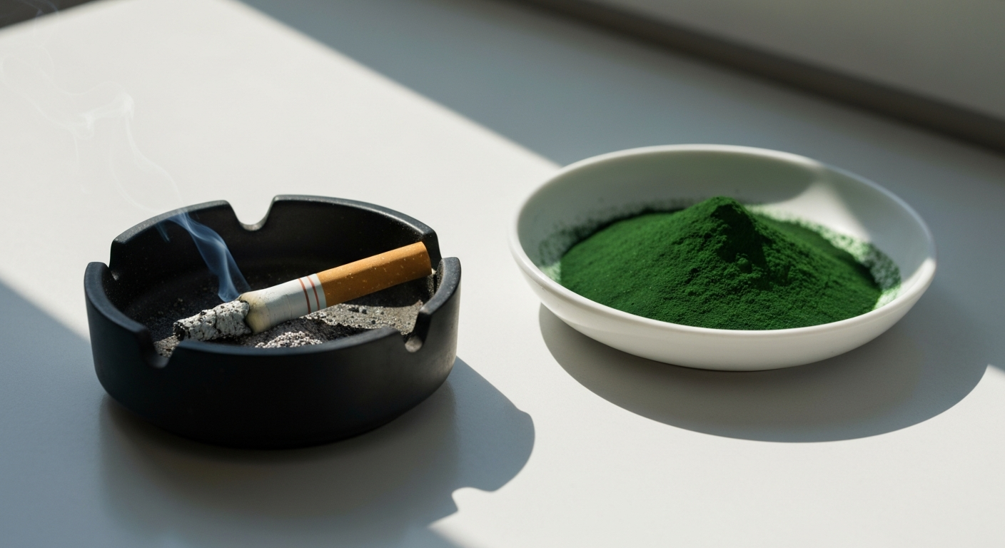 Pourquoi la spiruline est déconseillée aux fumeurs ?