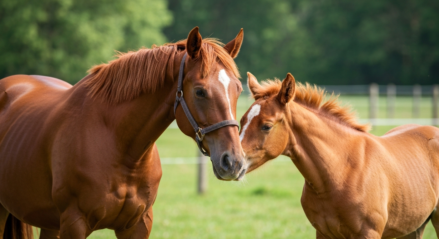 La robe alezane du cheval : nuances et génétique