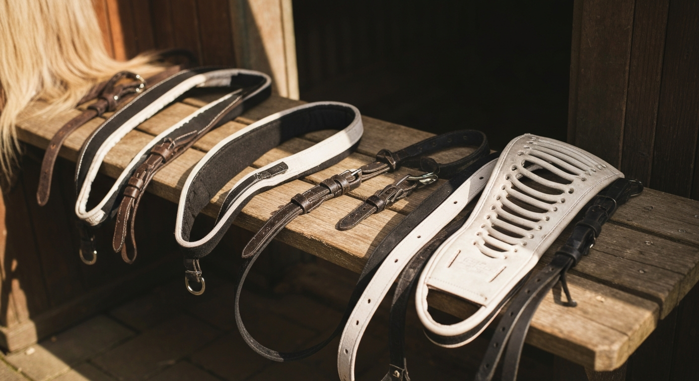 Sangle pour cheval : types, taille et modèles anatomiques