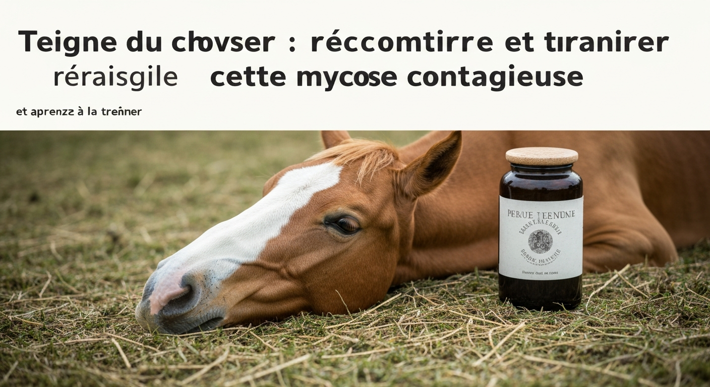 Teigne du cheval : reconnaître et traiter cette mycose contagieuse